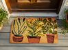 Coir Doormat Plants Motif Natural ANAMUDI_905602