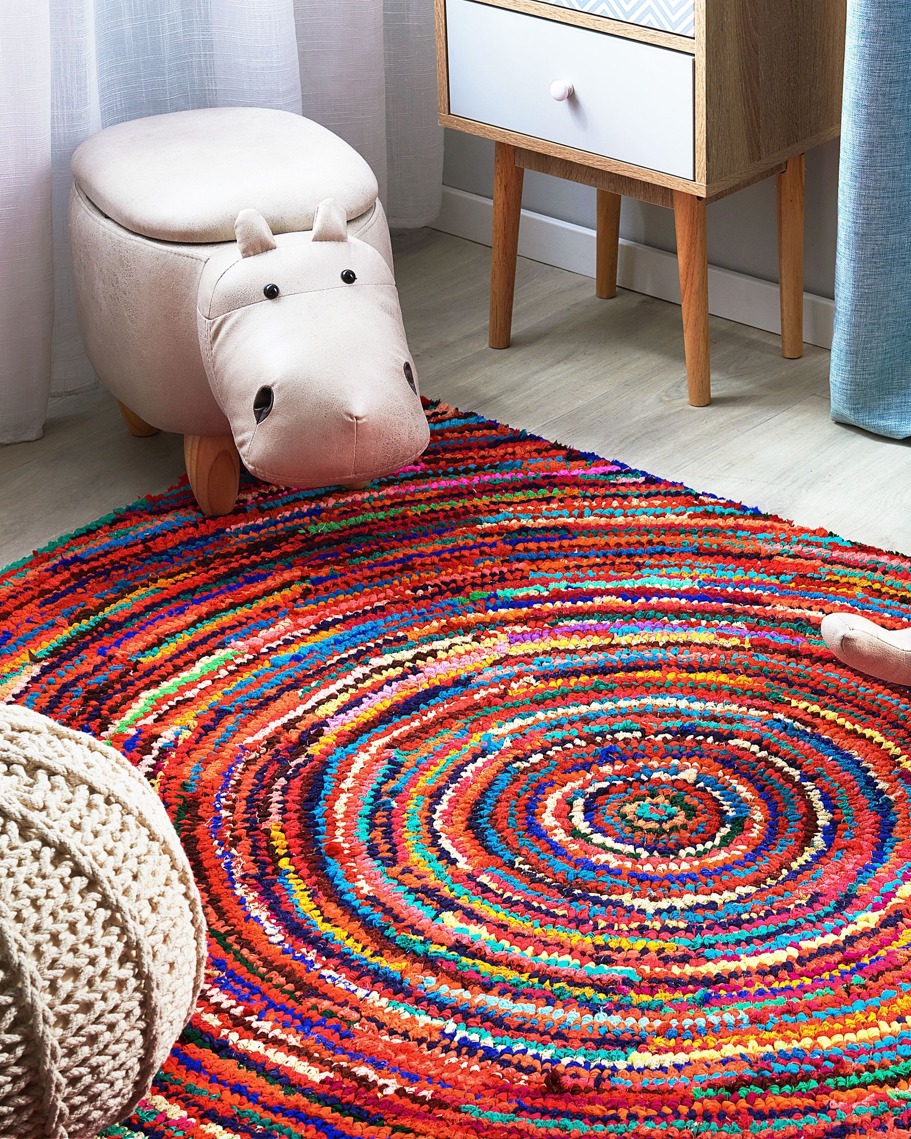 Area Rug 140 x 200 cm Multicolour MALATYA | Beliani.co.uk