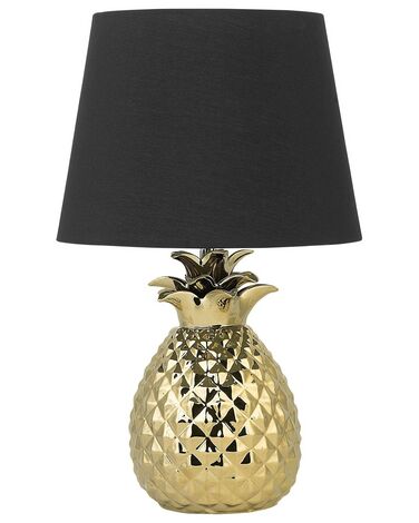 Lámpara de mesa dorada PINEAPPLE