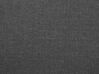 Polsterbett Leinenoptik grau mit Bettkasten hochklappbar 160 x 200 cm ORBEY_744293