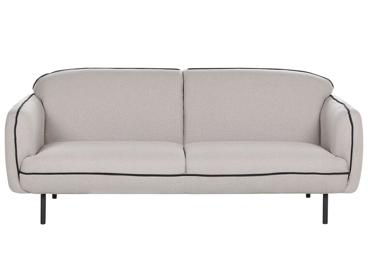 3 Seater Fabric Sofa Light Grey TONSBERG_896872