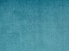 Chaiselongue Samtstoff blaugrün verstellbar LOIRET_877698