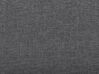 Cama con somier de poliéster gris oscuro 80 x 200 cm MARMANDE_770408