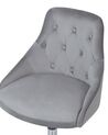 Velvet Desk Chair Grey PARRISH_732444