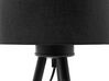 Fekete fa asztali lámpa kétdarabos szettben 40 cm TOBOL_763040