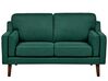 2 Seater Fabric Sofa Dark Green LOKKA_892433