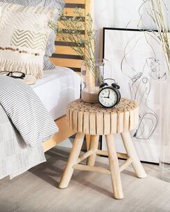 Yöpöytä tiikki vaalea puu NAMPA Yöpöytä tiikki vaalea puu NAMPA