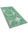 Venkovní koberec KOTA palmové listy zelené 60 x 105 cm_766548