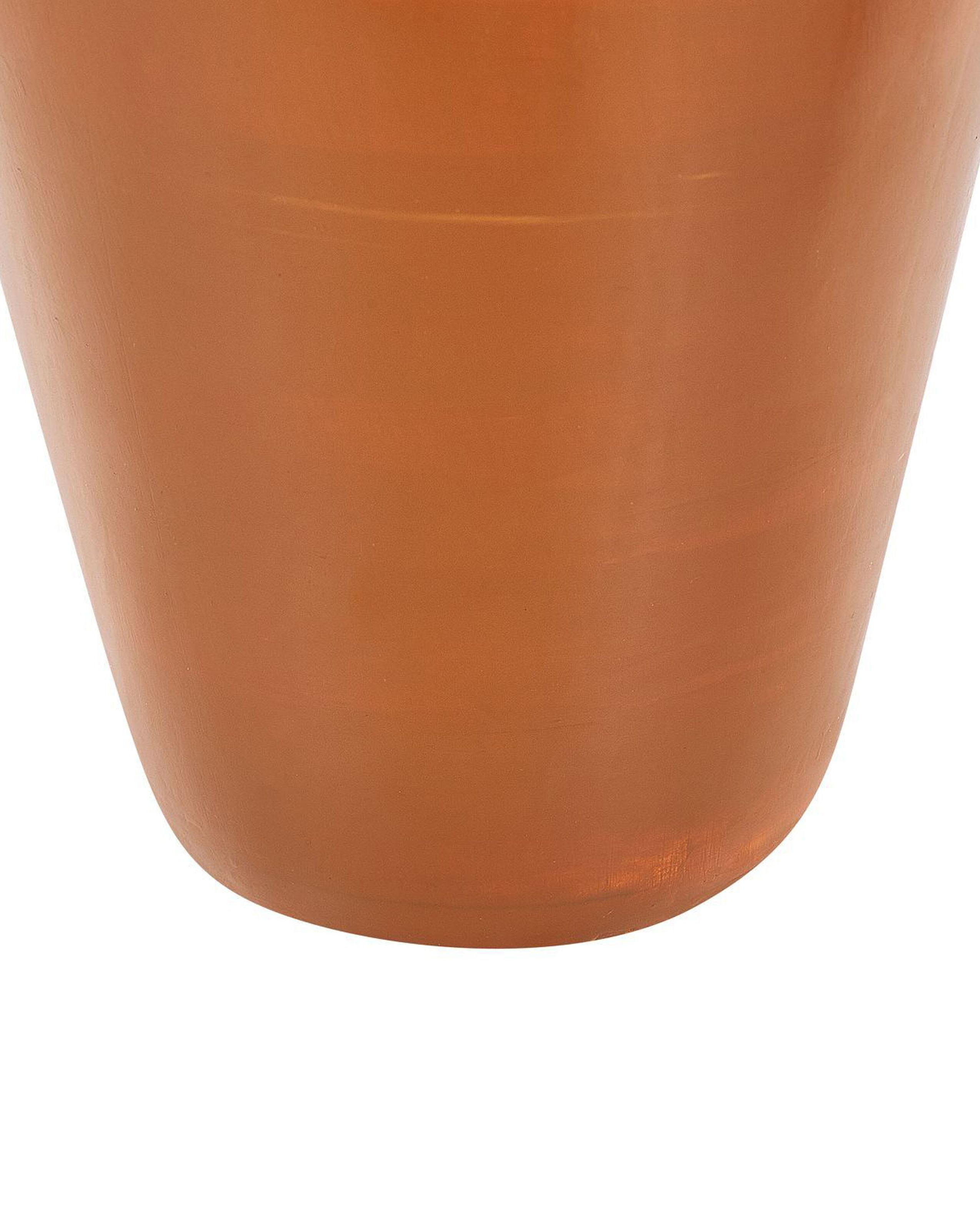 RiloStore 4er Set Kürbis Deko Terrakotta - Herbstdeko Kürbisse 6x5cm | Tischdeko Für Herbstschmuck