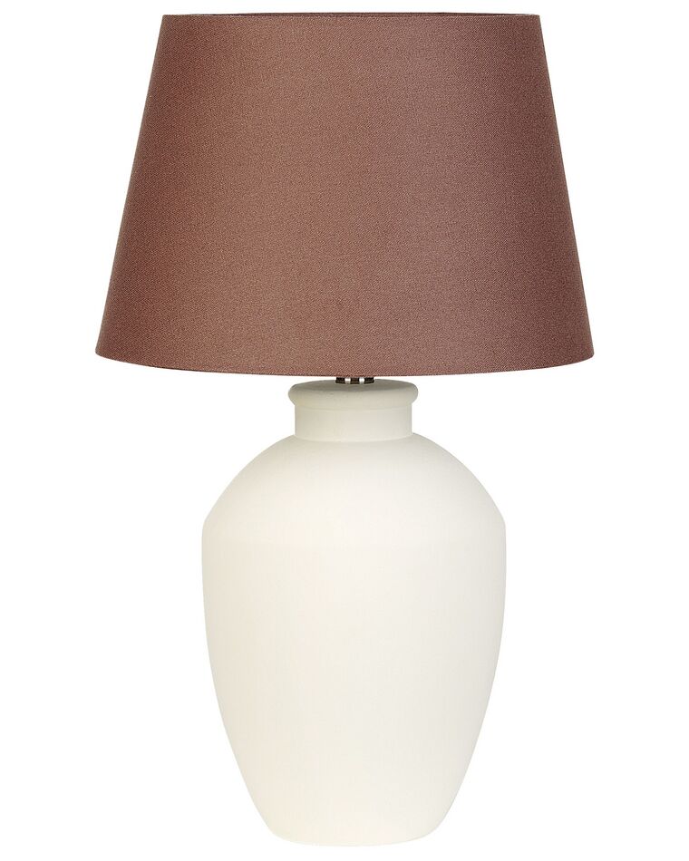 Keramická stolní lampa bílá ARCOS_878674