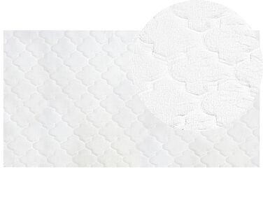 Fehér műnyúlszőrme szőnyeg 80 x 150 cm GHARO