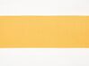 Coussin à rayures jaunes pour transat de jardin 192 x 56 x 5 cm CESANA_774954