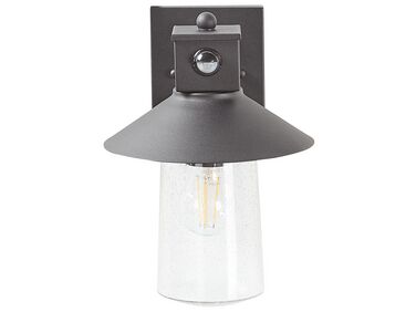 Outdoor Wall Light with Motion Sensor Black GOODIE