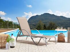 Aurinkotuoli vaaleanruskea PROCIDA