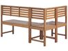 Ensemble de bancs d'angle pour balcon en bois d'acacia TREIA_811881