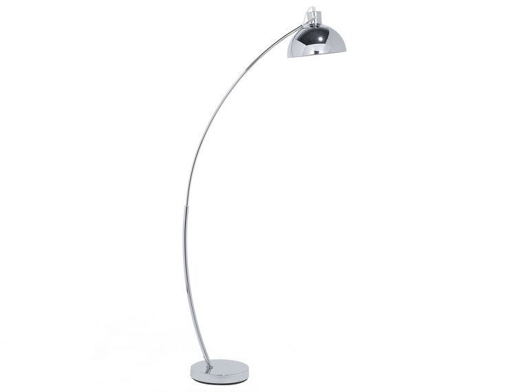Metal Floor Lamp Silver DINTEL_700484