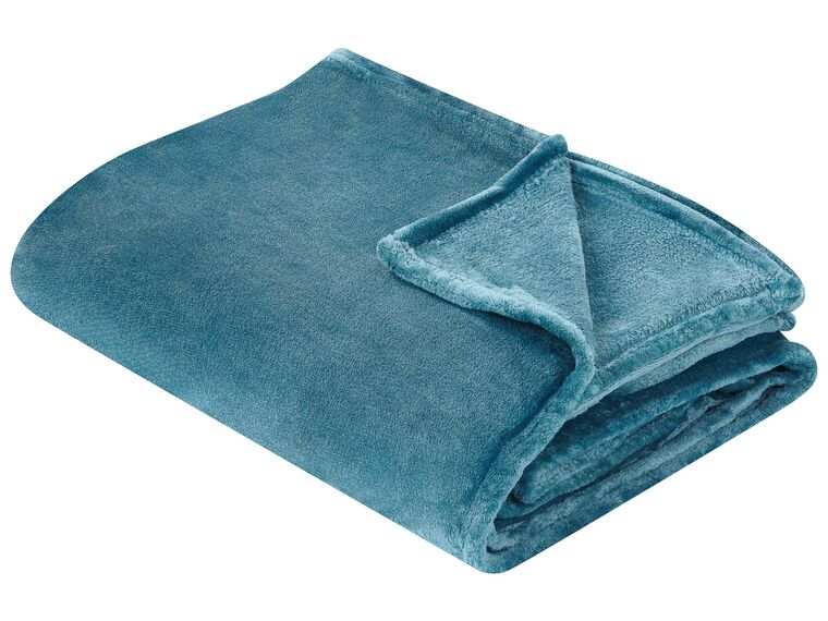 Blanket 200 x 220 cm Blue BAYBURT_850689