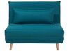 Kék kárpitozott kanapéágy SETTEN_708059