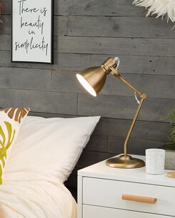 Pöytävalaisin teräs messinki MONSAN