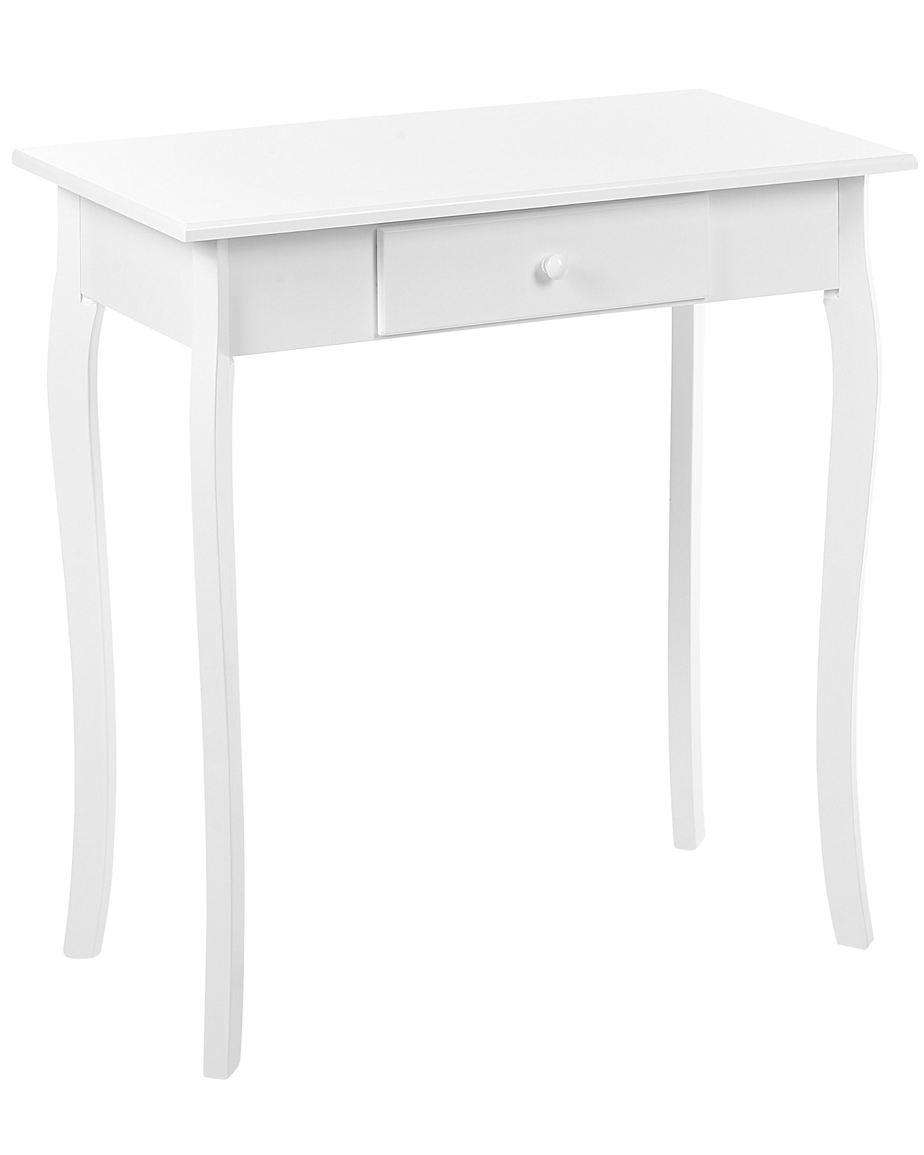 1 Drawer Console Table White ALBIA_848821