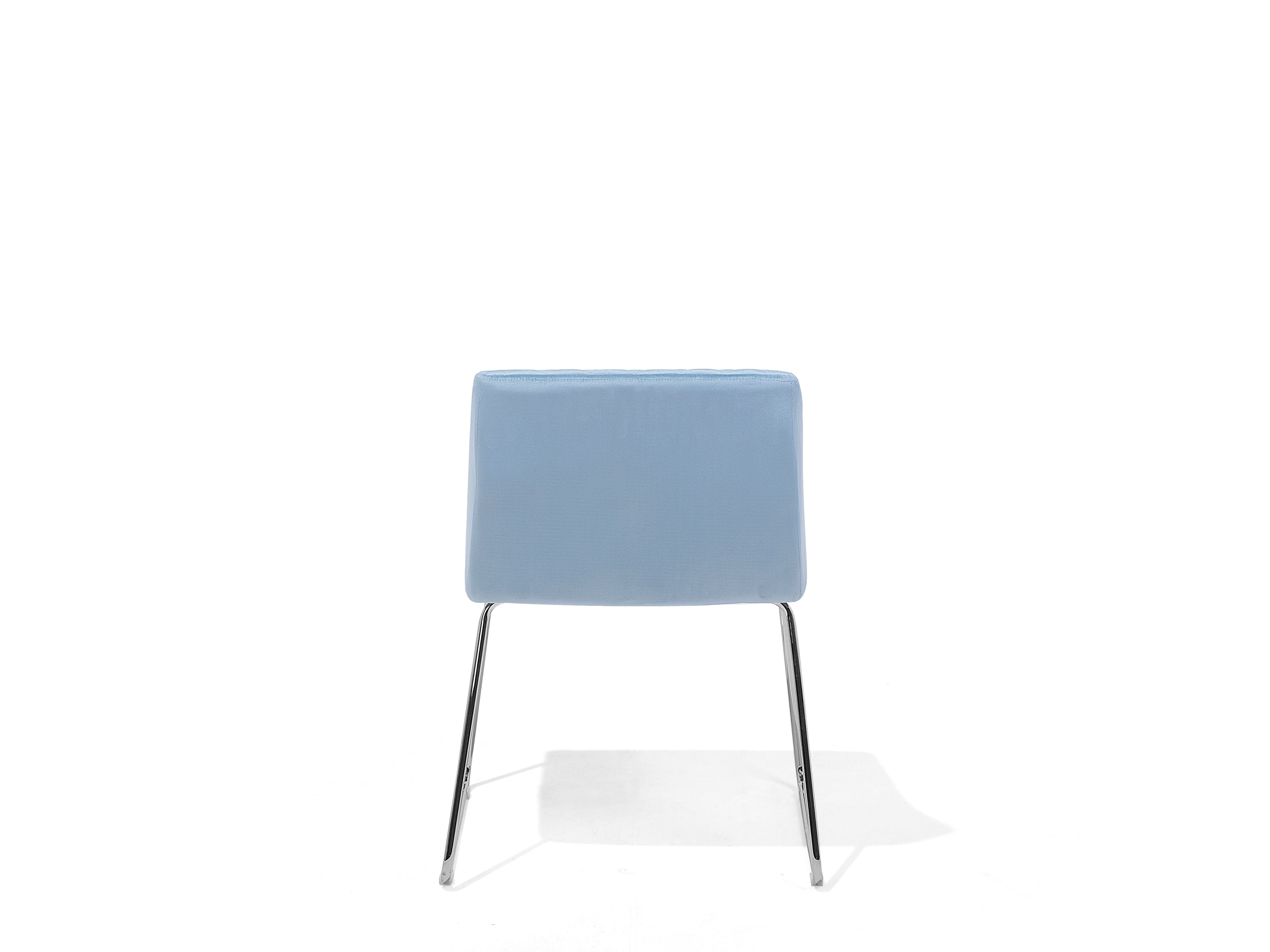 Esszimmerstuhl blau Samtstoff 2er Set ARCATA | Beliani.de