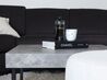 Stolik kawowy imitacja betonu z czarnym DELUZ_804627
