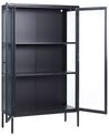 Steel Display Cabinet Black NASH_850377