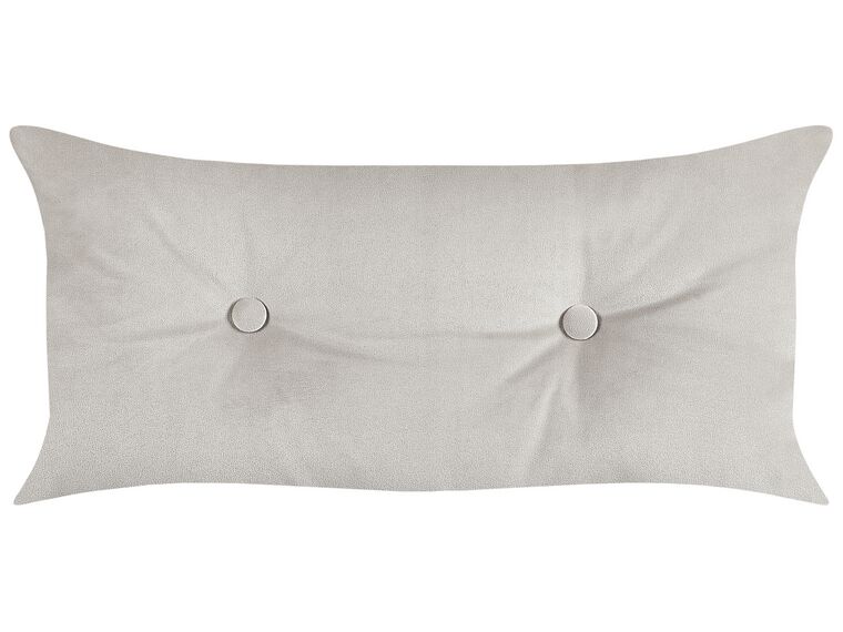 Sofá cama de terciopelo gris claro FARRIS Beliani.es