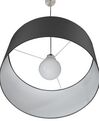 Lámpara de techo de poliéster negro/blanco 105 cm ELBE_75616