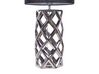 Keramická stolní lampa stříbrná/černá SELJA_825689