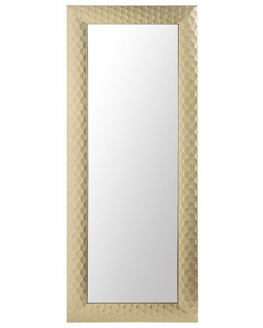 ROOMTEC Specchi da bagno dorati da parete, 50 x 76 cm, specchio rettangolare arrotondato, specchio da bagno dorato, specchio da parete con cornice in ROOMTEC Specchi da bagno dorati da parete, 50 x 76 cm, specchio rettangolare arrotondato, specchio da bagno dorato, specchio da parete con cornice in