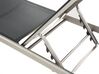 Chaise longue en aluminium noir FOSSATO_448704