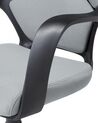 Krzesło biurowe regulowane czarno-szare DELIGHT_688506