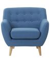 Kék kárpitozott fotel MOTALA_707759