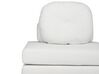 Jumbo Cord Single Sofa Bed White OLDEN_906508