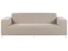 5 Seater Garden Sofa Set Beige with White ROVIGO_784665