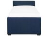 Fabric EU Small Single Trundle Bed Blue MARMANDE_770378