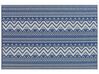 Outdoor Teppich blau 120 x 180 cm geometrisches Muster NAGPUR_766495