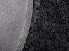 Dywan shaggy okrągły ⌀ 140 cm czarny CIDE_746996
