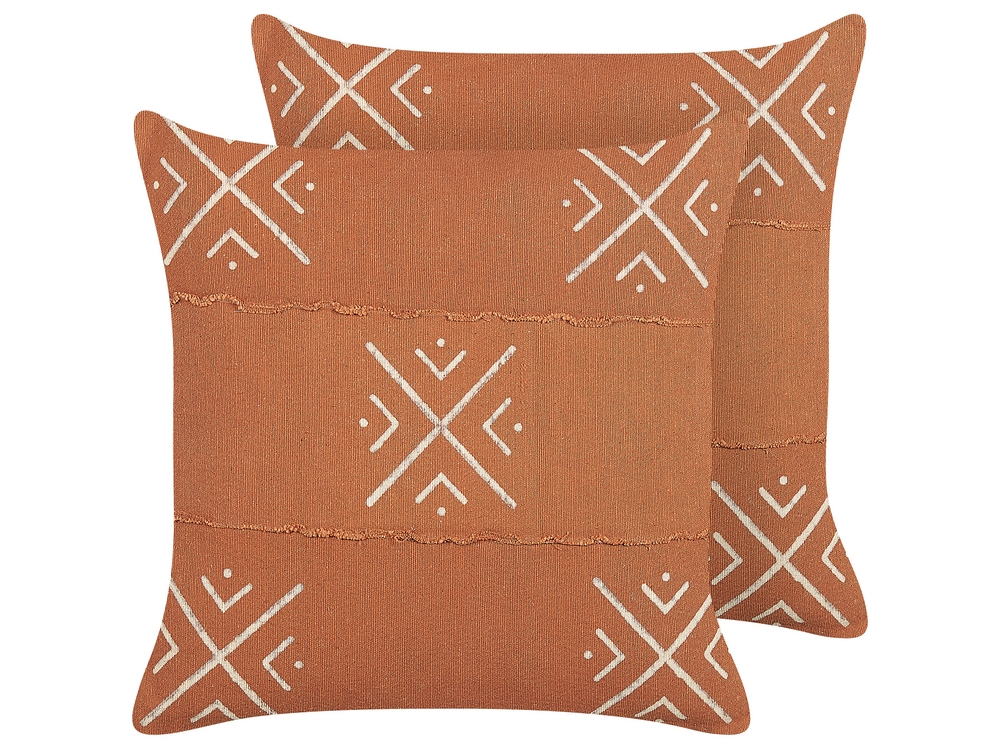 Coussin 45x45 cm RUSTY Rouge - Coussin BUT