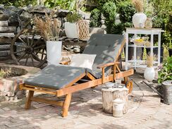 Pehmuste lepotuoliin tummanharmaa TOSCANA, JAVA Pehmuste lepotuoliin tummanharmaa TOSCANA, JAVA