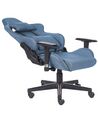 Krzesło biurowe regulowane niebieskie WARRIOR_852053