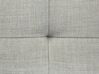 Canapé angle à droite en tissu gris clair 4 places KIRUNA_326449