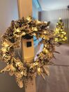 Vánoční girlanda zasněžená s LED osvětlením 180 cm bílá SUNDO_836714