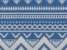 Tappeto da esterno blu con motivo geometrico 120 x 180 cm NAGPUR_766498