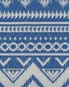 Tapis extérieur au motif zigzag bleu 120 x 180 cm NAGPUR_766498