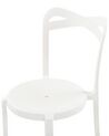 Set of 4 Dining Chairs White CAMOGLI_809284