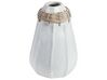 Dekoratívna terakotová váza 30 cm biela KAMPAR_849870