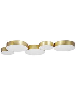 LED-kattovalaisin 5 polttimoa rauta kulta LUGA