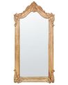 Drevené nástenné zrkadlo 62 x 123 cm svetlé MABLY_899896